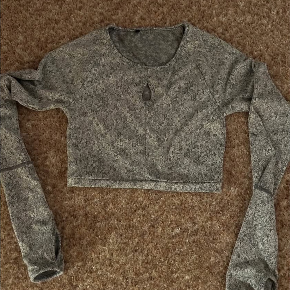 Gymshark long sleeve crop top